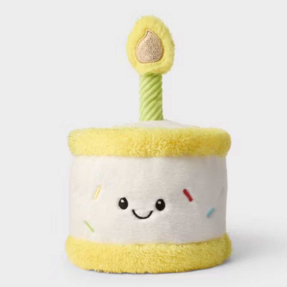 8" Birthday Cake Stuffed Animal - Gigglescape